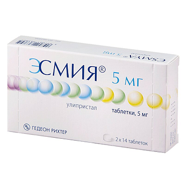 Купить Эсмия 5 мг 28 шт таблетки