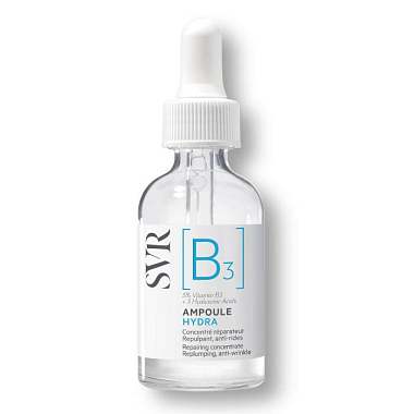 Купить SVR Ampoule B3 Hydra Serum 30 мл сыворотка для лица увлажняющая с витамином B3