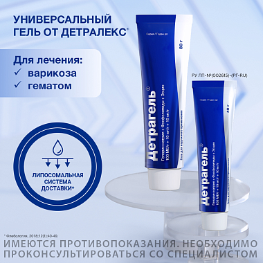 Купить Детрагель 40 г гель для наружного применения