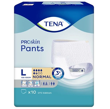 Купить Tena Pants Normal 10 шт трусы-подгузники размер L