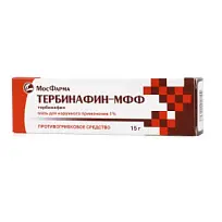 Купить: Тербинафин-МФФ 1% 15 г мазь для наружного применения