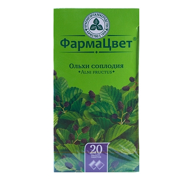 Купить Ольха соплодия 1,5 г 20 шт фильтр-пакеты