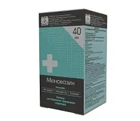 Купить: Меновазин 40 мл раствор для наружного применения спиртовой