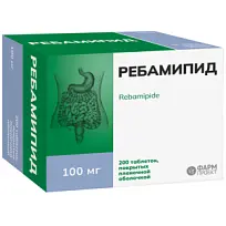 Купить: Ребамипид 100 мг 200 шт таблетки покрытые пленочной оболочкой