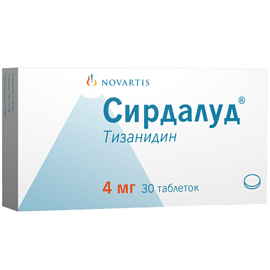 Купить Сирдалуд 4 мг 30 шт таблетки