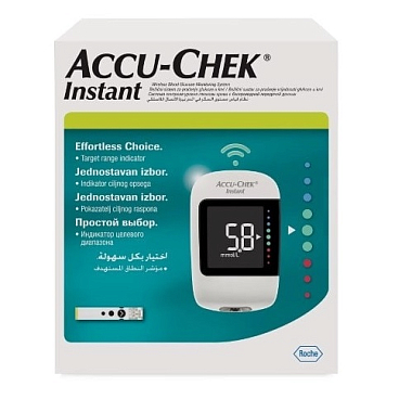 Купить Accu-Chek Instant глюкометр система контроля уровня глюкозы в крови