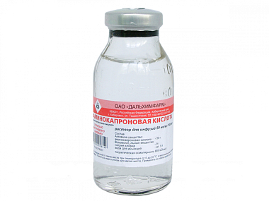 Купить Аминокапроновая К-та раствор д/инф 5% 100мл