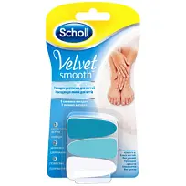Купить: Scholl Velvet Smooth 3 шт сменные насадки для электрической пилки для ногтей