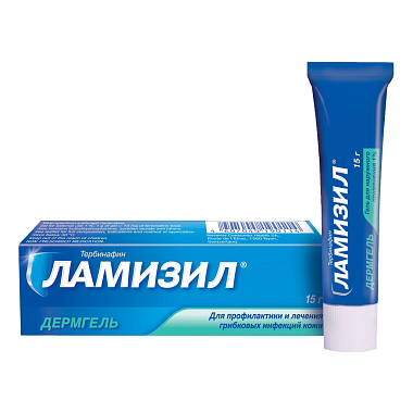 Купить Ламизил Дермгель 1 % 15 г гель для наружного применения