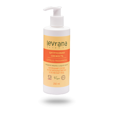 Купить Levrana 250 мл мыло жидкое цитрусовая свежесть