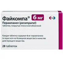 Купить: Файкомпа 6 мг 28 шт таблетки покрытые пленочной оболочкой