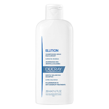 Купить Ducray Elution 200 мл шампунь мягкий балансирующий