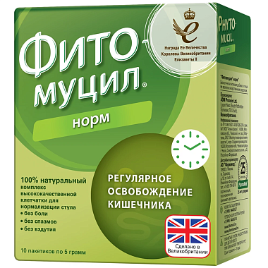 Купить Фитомуцил Норм 5 г 10 шт порошок для внутренего применения