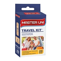 Купить: Master Uni Travel 20 шт пластырь полимерная основа