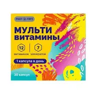 Купить: Multiforte Мультивитамины витамины и минералы для взрослых 60 шт капсулы