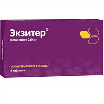 Купить: Экзитер 250 мг 14 шт таблетки