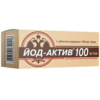 Купить: Йод-Актив 100 60 шт таблетки