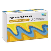 Купить: Фуросемид Реневал 40 мг 60 шт таблетки