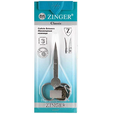 Купить Zinger ножницы маникюрные с закругленными концами Арт. 109012