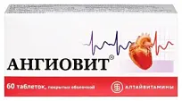 Купить: Ангиовит 60 шт таблетки покрытые оболочкой