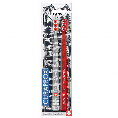 Купить Curaprox Ultra oft Duo Swiss CS5460/2 2020 2 шт набор щеток зубных