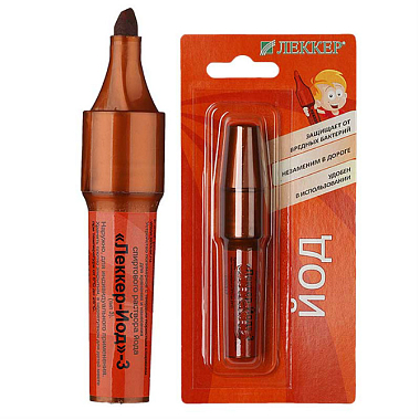 Купить Леккер йод 5 мл фломастер