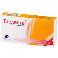Купить: Тиолепта 600 мг 30 шт таблетки покрытые пленочной оболочкой