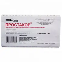 Купить: Простакор 5 мг / мл 1 мл 10 шт раствор для внутримышечного введения