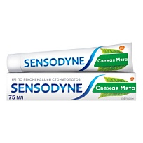 Купить: Sensodyne 75 мл паста зубная с фтором для чувствительных зубов