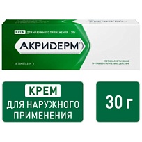 Купить: Акридерм 0,05% 30 г крем для наружного применения