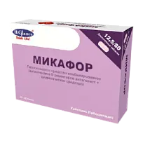 Купить: Микафор 12,5 мг + 80 мг 28 шт таблетки