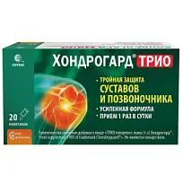 Купить: Хондрогард Трио 20 шт пакет-саше для внутреннего применения апельсин