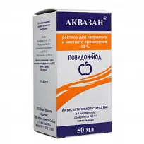 Купить: Аквазан 10 % 50 мл раствор для наружного и местного применения