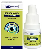 Купить: Дорзоламид-Оптик 20 мг/мл 5 мл капли глазные