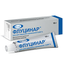 Купить: Флуцинар 15 г гель для наружного применения