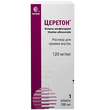 Купить Церетон 120 мг/мл 100 мл раствор для внутреннего применения флакон
