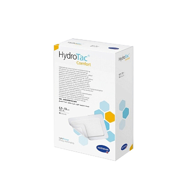 Купить HydroTac Comfort  6,5 см x 10 см 10 шт повязка самоклеящаяся губчатая с гидрогелем