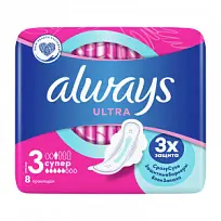 Купить: Always Ultra Super 8 шт прокладки гигиенические