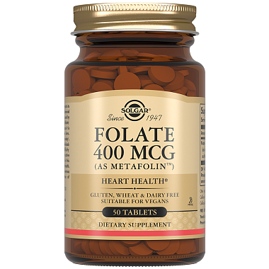Купить Solgar Фолат 400 мкг Метафолин 50 шт таблетки