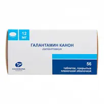 Купить: Галантамин-Канон 12 мг 56 шт таблетки покрытые пленочной оболочкой