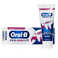 Купить: Oral-B Pro Junior 75 мл паста зубная для детей от 6 до 12 лет мягкий вкус