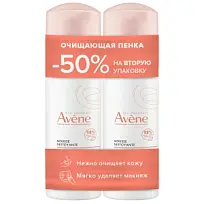 Купить: Avene пенка для лица 150 мл 2 шт очищаюшая для снятия макияжа