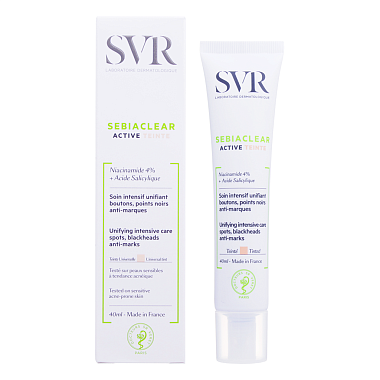 Купить SVR Sebiaclear Active Tinted 40мл крем-уход универсальный тон