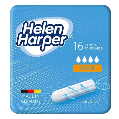 Купить Helen Harper Super 16 шт тампоны женские гигиенические без аппликатора