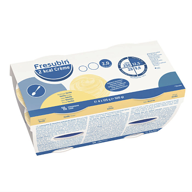 Купить Fresubin 125 г 4 шт крем со вкусом ванили 2 ккал