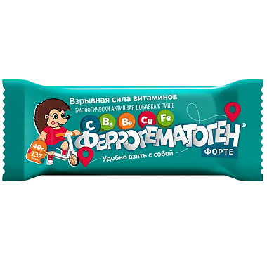 Купить Феррогематоген Форте 40 г пастилки жевательные