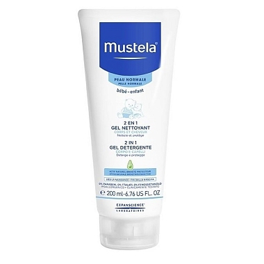 Купить Mustela Bebe 200 мл гель-шампунь 2 в 1