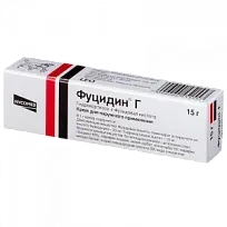 Купить: Фуцидин Г 15 г крем для наружного применения