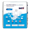 Купить Seni Super Classic подгузники 10 шт размер L 6 капель