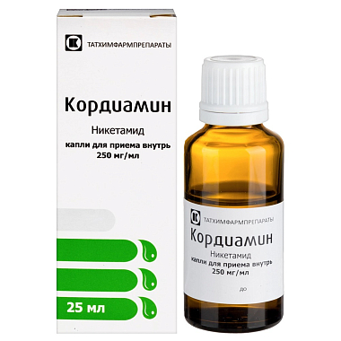 Купить Кордиамин 25% 25 мл капли